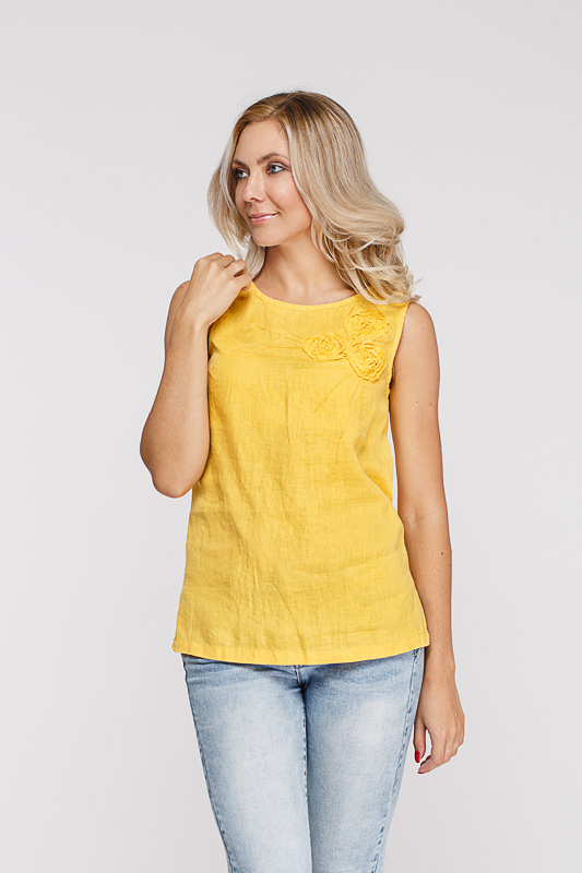 *2/158 блуза (желтый, 44)