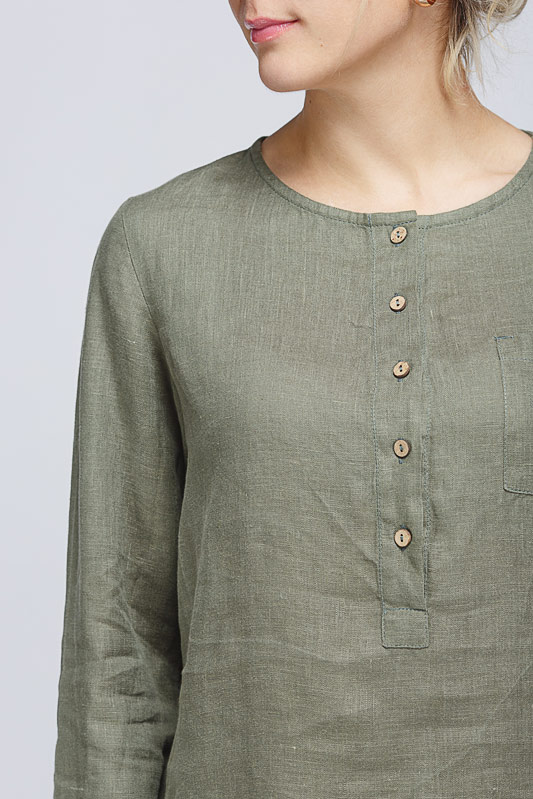 *2/159 блуза (зеленый опал, 44)