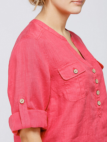Женская блуза 2/55 из льна - компания Кайрос