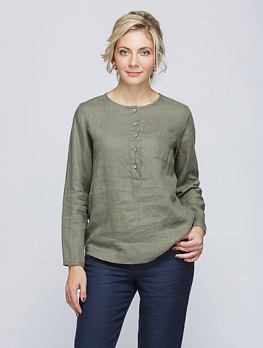 Женская блуза 2/159 из льна - компания Кайрос