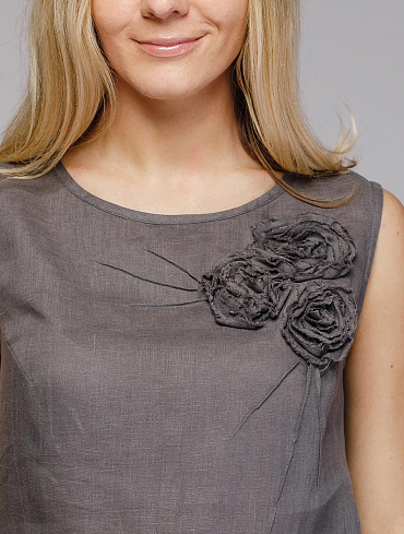 Женская блуза 2/158 из льна - компания Кайрос